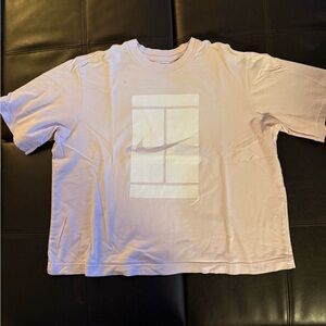 Nike-court Pink Graphic T-Shirt